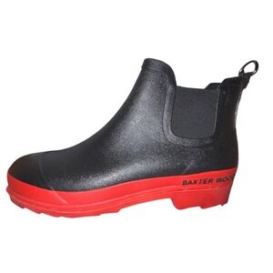 BAXTER WOOD Unweathered Red Sole Chelsea Woman's Boots SIZE 9‎ NIB!!!